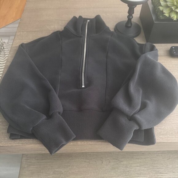 Milano Half-Zip Sweatshirt, Black XS, worn twice - Picture 1 of 4